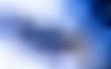 Astronomik yıldız ile ışık mavi vektör kapak. Parlak astronomik yıldız ile renkli illüstrasyon parlayan. Desen astronomi Web siteleri için.