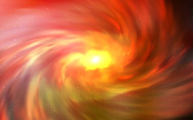 Astronomik yıldız ile ışık turuncu vektör kapak. Büyükayı yıldız ile modern soyut resim. Akıllı tasarım, iş reklam için.