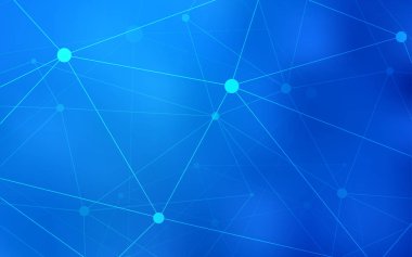 Daire, üçgen ışık mavi vektör şablonu. Renkli resimde daire ve çizgili fütüristik tarzı. Desen-ebilmek var olmak kullanılmış için güzel web siteleri.