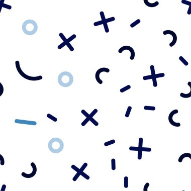 Hafif mavi vektör sorunsuz düzeni basit unsurları ile. Yinelenen satırları, dekoratif soyut tasarım daireler. Kartvizit, Web siteleri için şablon.