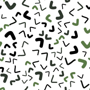 Koyu yeşil vektör bükülmüş şerit ile seamless modeli. Zarif bir parlak örnek gradyan ile. İş tasarımınız için desen.