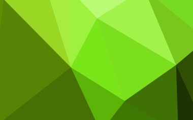 Işık yeşil vektör degrade üçgenler doku. Renkli resimde üçgenler ile soyut tarzda. İş tasarımınız için yeni stil.