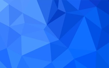 Hafif mavi vektör soyut mozaik zemin. Gradyan ile zarif parlak poligonal illüstrasyon. Poligonal tasarım web siteniz için kullanılabilir.