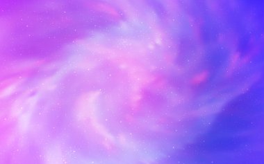 Samanyolu yıldız ile mor vektör doku ışık. Gökada yıldız ile basit tarzı dekoratif tasarım bulanık. Desen astronomi Web siteleri için.