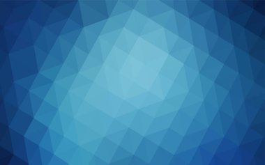 Koyu mavi vektör degrade üçgenler doku. Renkli resimde üçgenler ile soyut tarzda. Marka kitap için yeni şablon.