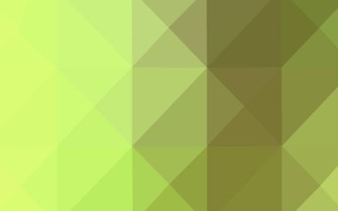 Açık yeşil, sarı vektör Çokgen arka plan. Gradyan ile poligonal soyut resim. İşiniz için tamamen yeni bir tasarım.