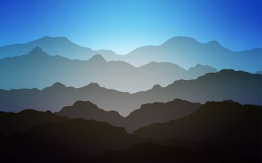 Pembe ışık, balonu şekiller şablonuyla vektör mavi. Yarı ton dağ tarzı gradyan ile yaratıcı çizimde. Marka kitap için zarif desen.