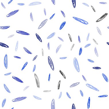 Koyu mavi noktalar ile sorunsuz kapak vektör. Soyut illüstrasyon renkli baloncuklar doğa tarzı ile. Desen doku duvar kağıdı olarak kullanılabilir.