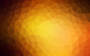 Koyu turuncu vektör soyut mozaik desen. Noktalı resim stili üçgenler ile yaratıcı çizimde. Web siteniz için köşeli tasarım.