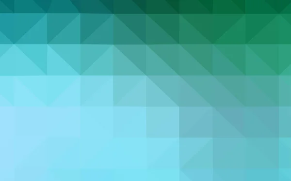 Светло Зеленый Вектор Низкопольной Компоновки Блестящие Абстрактные Иллюстрации Элегантными Треугольниками — стоковый вектор