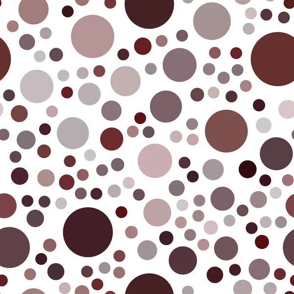 Modèle Sans Couture Vecteur Rouge Foncé Avec Des Cercles Design — Image vectorielle