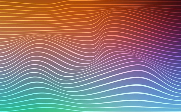 Açık yeşil, kırmızı vektör desen kıvrımlı şeritler. Bulanık satır oluşur illüstrasyon parlayan. İşiniz için en iyi bulanık tasarım.