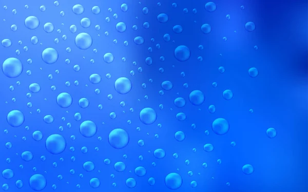 Licht Blauwe Vector Achtergrond Met Bubbels Wazig Bubbels Abstracte Achtergrond — Stockvector