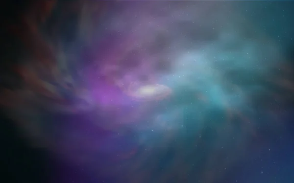 Donkerroze Blauwe Vectorcover Met Astronomische Sterren Glitter Abstracte Illustratie Met — Stockvector