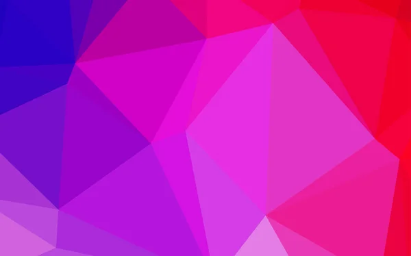 ライトピンク 青いベクトル多角形の抽象的な背景 グラデーションを用いた折り紙スタイルの幾何学的な図は 携帯電話の背景のテンプレート — ストックベクタ