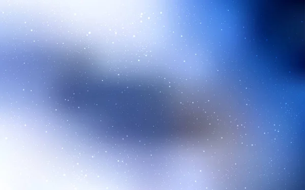 Hellblaue Vektorhülle Mit Astronomischen Sternen Leuchtende Farbige Illustration Mit Hellen — Stockvektor