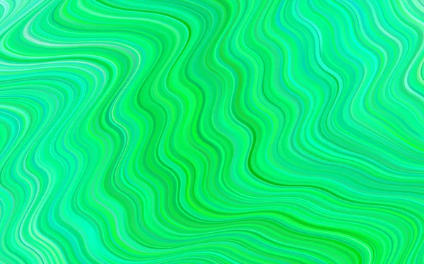 Modèle Vectoriel Vert Clair Avec Des Formes Liquides Illustration Colorée — Image vectorielle