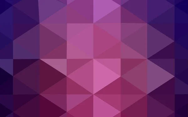 Fond Polygonal Vecteur Violet Foncé Illustration Colorée Dans Style Polygonal — Image vectorielle