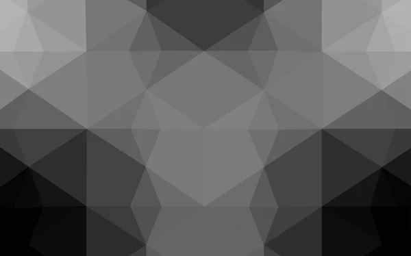 浅灰色矢量抽象多边形图案 具有渐变的折纸风格的创造性几何插图 一个全新的横幅模板 — 图库矢量图片