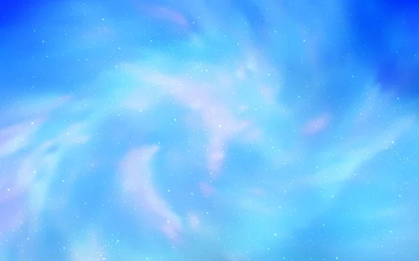 Φωτεινή Μπλε Διανυσματική Διάταξη Κοσμικά Αστέρια Glitter Αφηρημένη Απεικόνιση Πολύχρωμα — Διανυσματικό Αρχείο