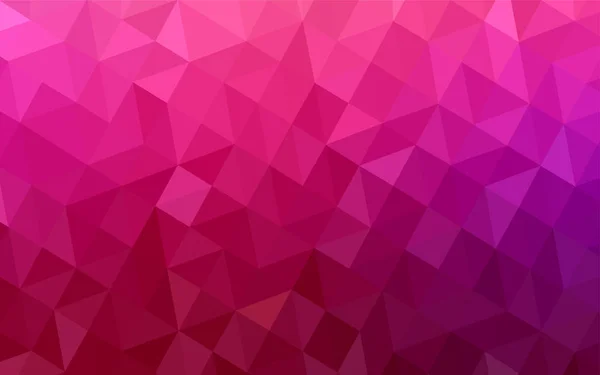 Light Purple Pink Vector Low Poly Texture Геометрическая Иллюстрация Стиле — стоковый вектор