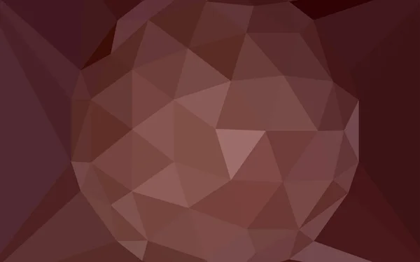 Gabarit Triangulaire Dégradé Vectoriel Rouge Foncé Avec Joyau Centre Illustration — Image vectorielle