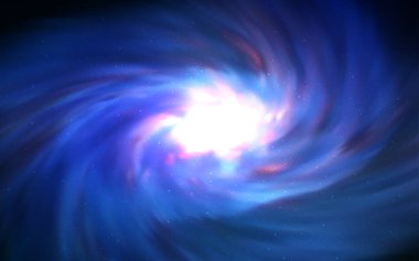 Koyu pembe, gece gökyüzü yıldızlı mavi vektör deseni. Soyut şablonda gökyüzü yıldızlarıyla parlayan illüstrasyon. Astroloji web siteleri için desen.