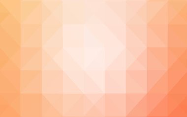 Üçgen düzen parlayan ışık turuncu vektör. Geometrik şekil gradyan ile Origami tarzında. Web siteniz için köşeli tasarım.
