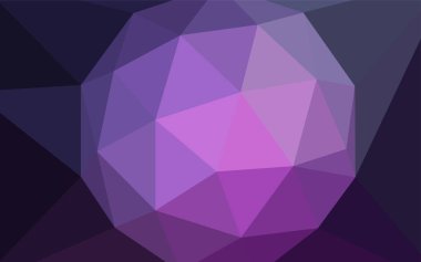 Koyu mor, pembe poligonal arka plan vektör. Geometrik şekil gradyan ile Origami tarzında. Desen için bir marka kitabın zemin.