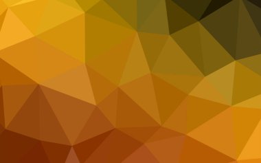 Koyu turuncu vektör soyut poligonal model. Üçgenler ile renkli soyut resimde. Senin arka plan için dokulu deseni.