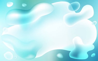 Açık mavi, vektör desen lamba şekilleri ile yeşil. Bir belirsiz sirkumfleks soyut örnek gradyan ile. Cep telefonu arka plan için şablon.