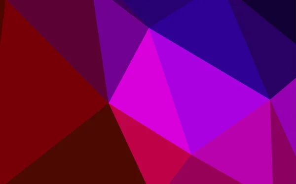 Dunkelblauer Roter Vektor Mit Dreieckigem Hintergrund Kreative Geometrische Illustration Origami — Stockvektor