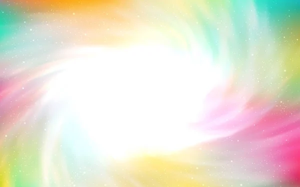 Ελαφρύ Πολύχρωμο Διανυσματικό Πρότυπο Διαστημικά Αστέρια Σύγχρονη Αφηρημένη Απεικόνιση Big — Διανυσματικό Αρχείο