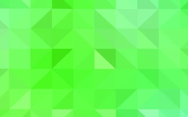 Světle Zelená Vektor Nízké Poly Krytu Creative Geometrické Obrázku Stylu — Stockový vektor