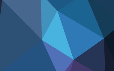 Koyu pembe, mavi Çokgen soyut düzen vektör. Üçgenler ile renkli soyut resimde. Cep telefonu arka plan için şablon.