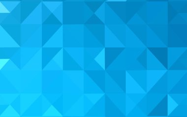 Hafif mavi vektör üçgen mozaik doku. Üçgen geometrik örnek gradyan ile. İşiniz için en iyi üçgen tasarım.