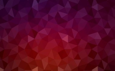 Koyu kırmızı parlayan üçgen zemin vektör. Üçgenler ile modern soyut resim. Marka kitap için yeni şablon.