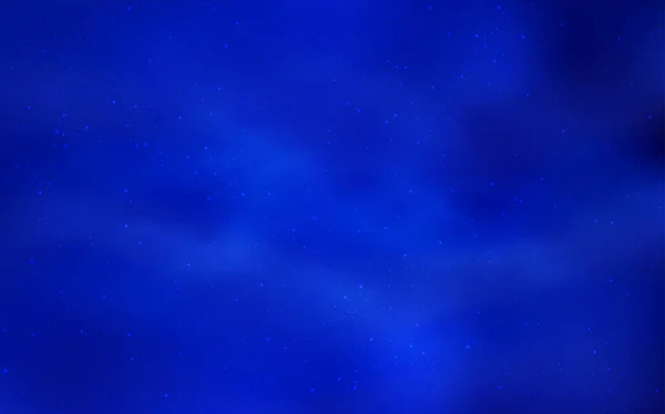 Layout Vetorial Blue Claro Com Estrelas Cósmicas Glitter Ilustração Abstrata — Vetor de Stock