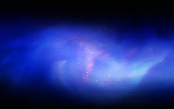 Tapa Vectorial Azul Oscuro Con Estrellas Astronómicas Ilustración Abstracta Moderna — Vector de stock