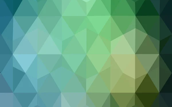 Licht Groen Vector Kleurovergang Driehoeken Patroon Een Volledig Nieuwe Illustratie — Stockvector