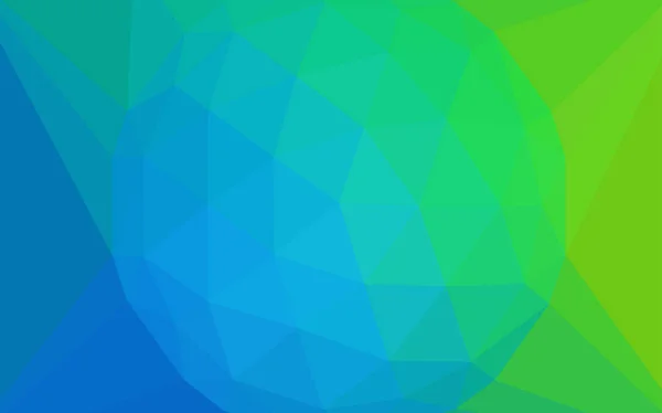 Светло Голубой Зеленый Вектор Многоугольный Фон Драгоценной Жемчужиной Центре Иллюстрация — стоковый вектор