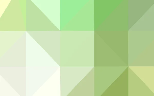 Hellgrünes Vektorunscharfes Dreiecksmuster Elegante Helle Polygonale Illustration Mit Farbverlauf Brandneuer — Stockvektor