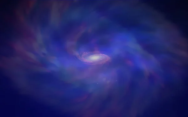 Texture Vectorielle Bleu Clair Avec Des Étoiles Laiteuses Étoiles Espace — Image vectorielle