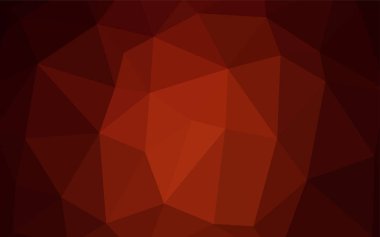 Koyu kırmızı vektör soyut mozaik zemin. Çokgen şekilleri ile bir örnek. İş tasarımınız için yeni stil.