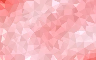 Işık kırmızı vektör düşük poli düzeni. Gradyan ile Origami tarzında yaratıcı geometrik şekil. Senin arka plan için dokulu deseni.