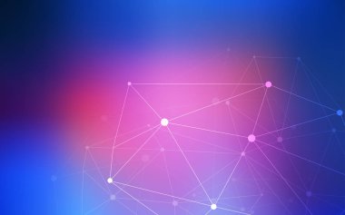 Açık mavi, kırmızı vektör doku disklerle hatları. Bağlantı noktaları ve çizgileri renkli arka plan üzerinde tasarım yapın. Marka kitap tamamen yeni şablon.