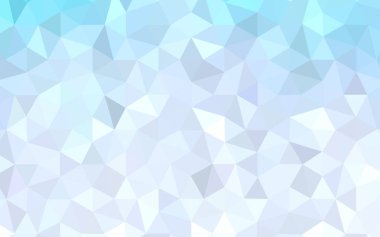 Açık BLUE vektörü soyut çokgen deseni. Üçgenli modern soyut çizim. İş tasarımınız için yepyeni bir tarz.