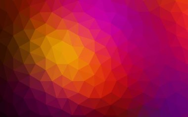 Koyu pembe, kırmızı vektör soyut mozaik arka plan. Gradyan ile Origami tarzında yaratıcı geometrik şekil. Web siteniz için yeni bir doku.