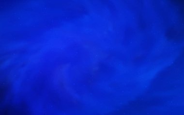 Gece gökyüzü desenle koyu mavi vektör yıldız. Parlak astronomik yıldız ile renkli illüstrasyon parlayan. Akıllı tasarım, iş reklam için.