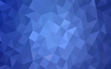 Hafif mavi vektör soyut mozaik zemin. Geometrik şekil gradyan ile Origami tarzında. Cep telefonu arka plan için şablon.